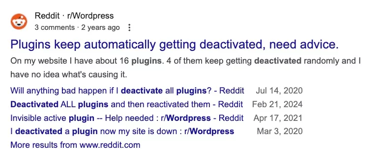 Solution for Random WordPress Plugin Deactivations – euhost Blog